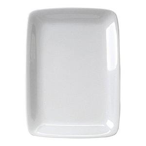 Harold Import 401424 White Porcelain Rectangular Platter 8"x12.25"