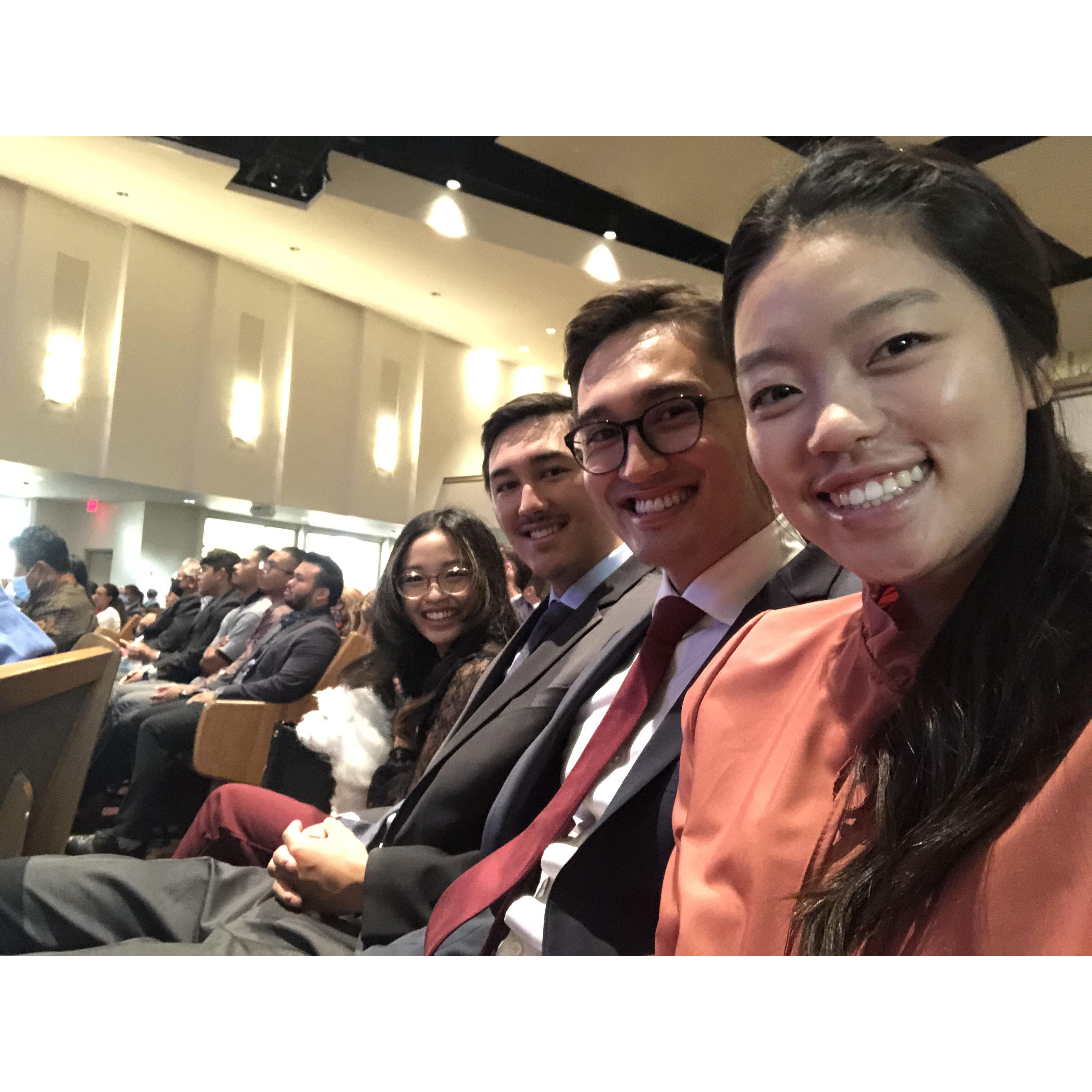 University church with Josh and Rachelle