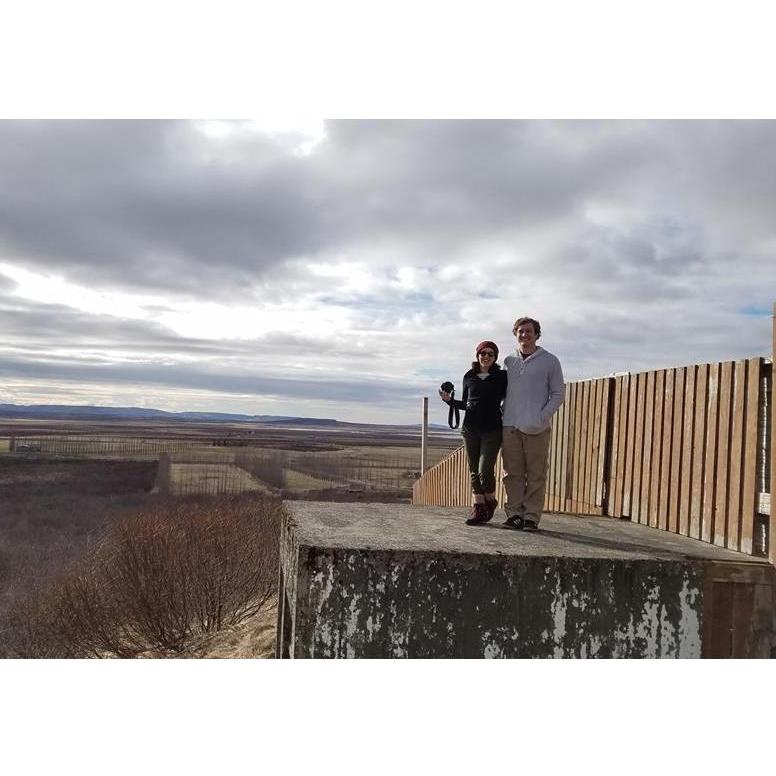 A photo was taken to commemorate the day Ari expertly located a gas station in the Middle of Nowhere, Iceland.