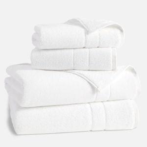 Super-Plush Turkish Cotton Bath Towel Bundle - White