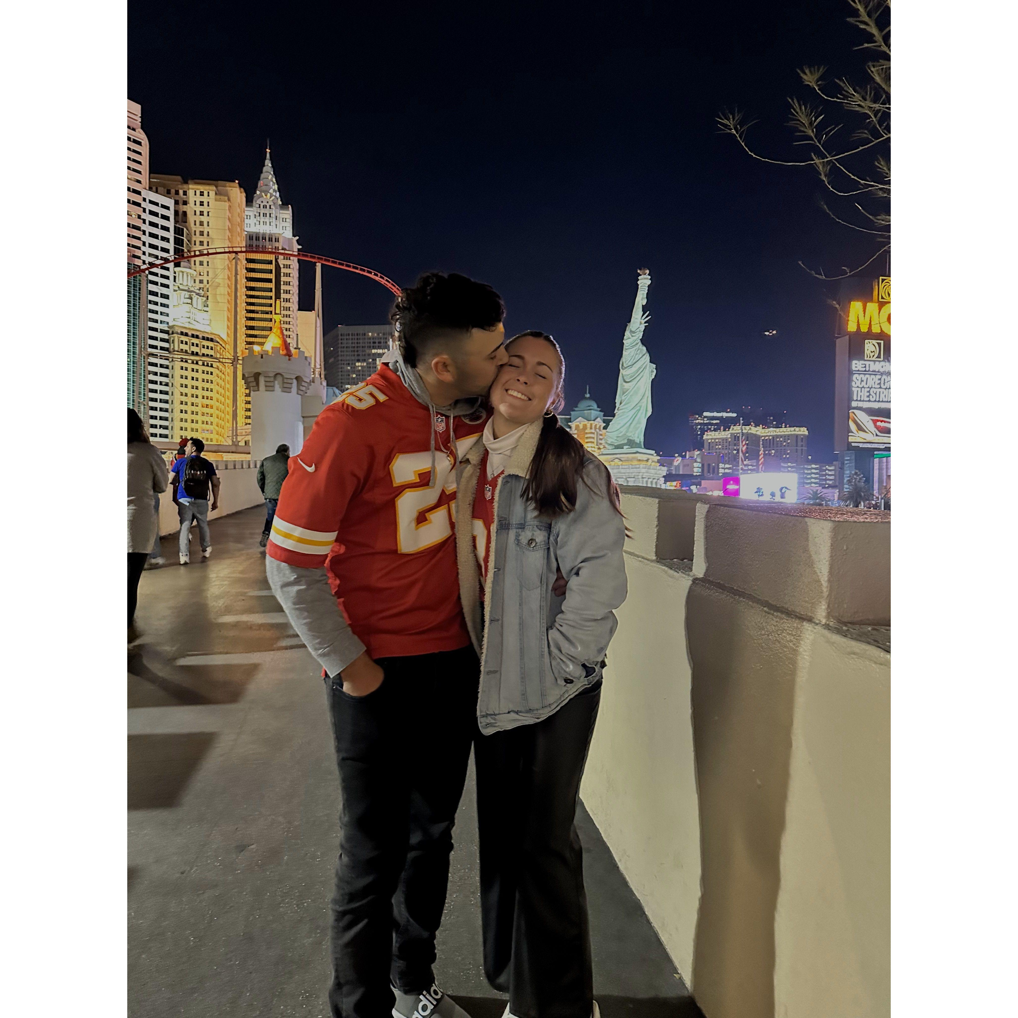 Chiefs Super Bowl in Las Vegas. 2/11/2024