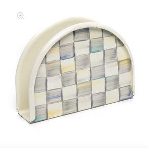 Sterling Check Napkin Holder