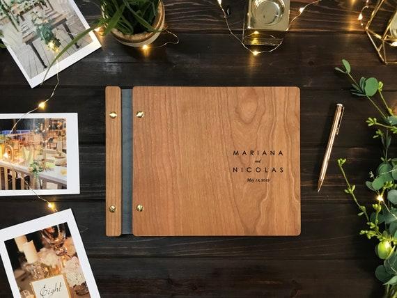 Wedding Guest Book, Wood Guest Book, Guest Book, Photobooth Guestbook, Wooden Guest Book, Personalized Photo Album, Wedding Album