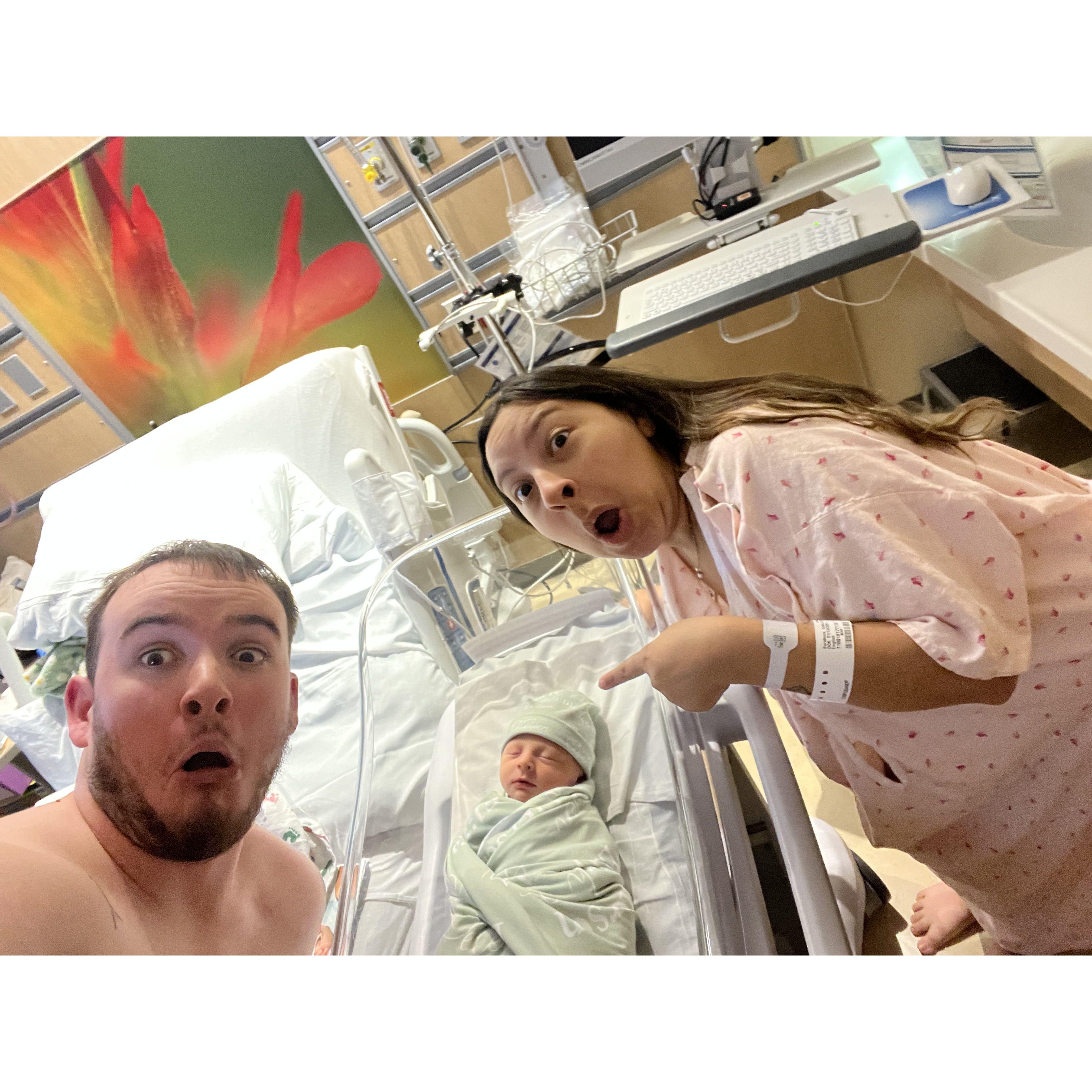 Omg we had a baby?!
