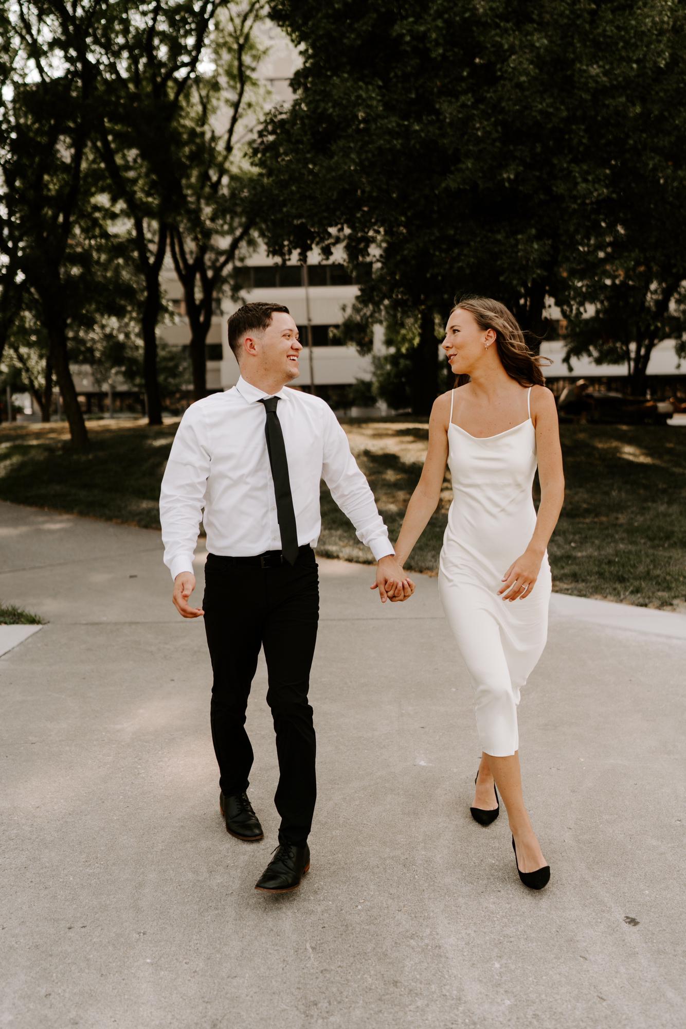 Our engagement photos were taken at the Indiana World War Memorial in downtown Indianapolis by the lovely Jayde Anzola. Be sure to check out more of her work on Instagram - @jnavisuals.