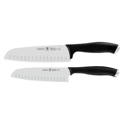 J.A. Henckels International Silvercap 2pc Santoku Set