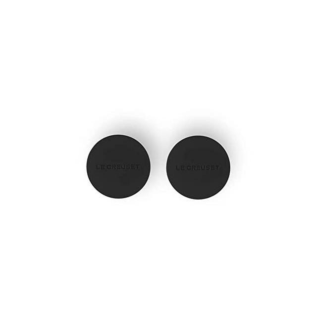 Le Creuset Silicone Mill Caps, 2 1/2", Black