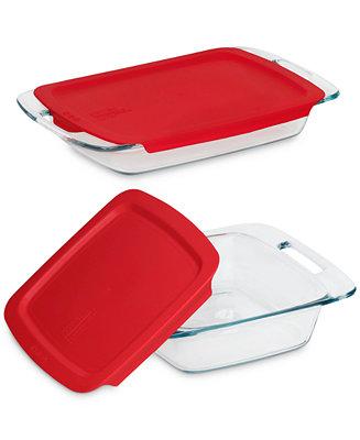 The cellar 2-pc. Love Acrylic Food Storage Containers & Lids Set, Created for Macy's