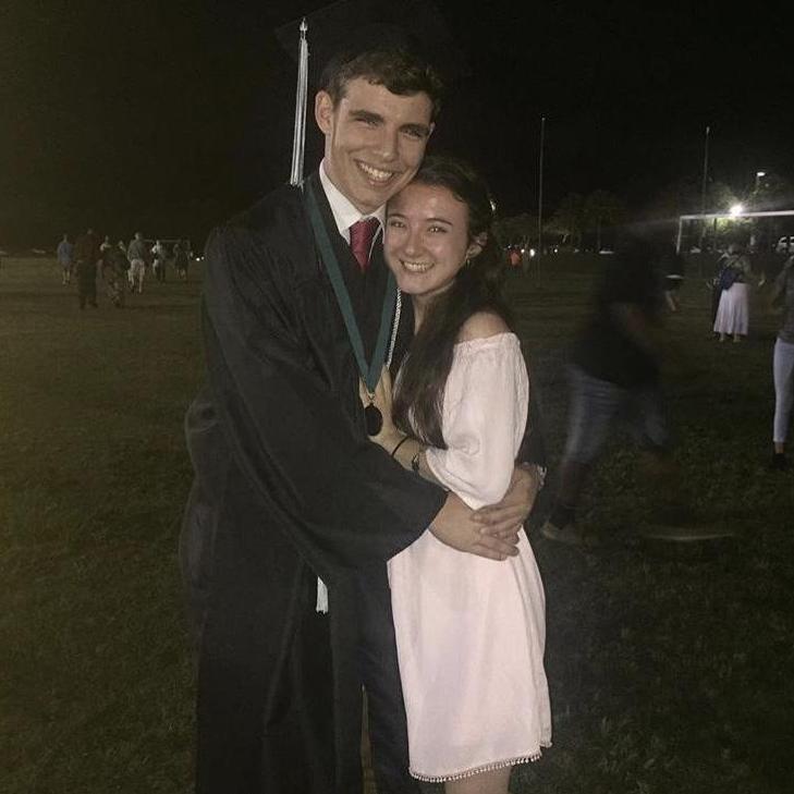Micah's high school graduation, May 2017!