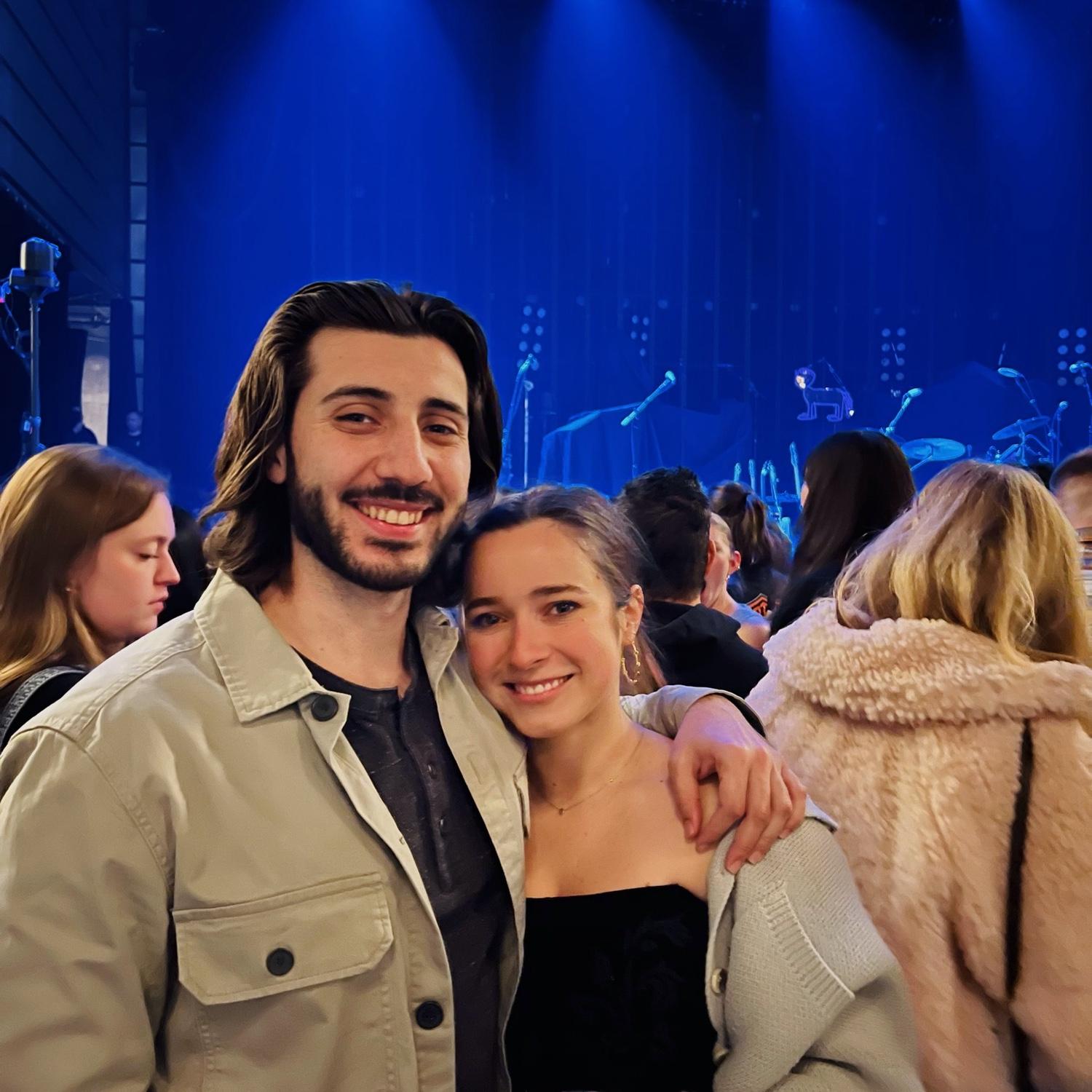Our first concert together — Maggie Rogers.