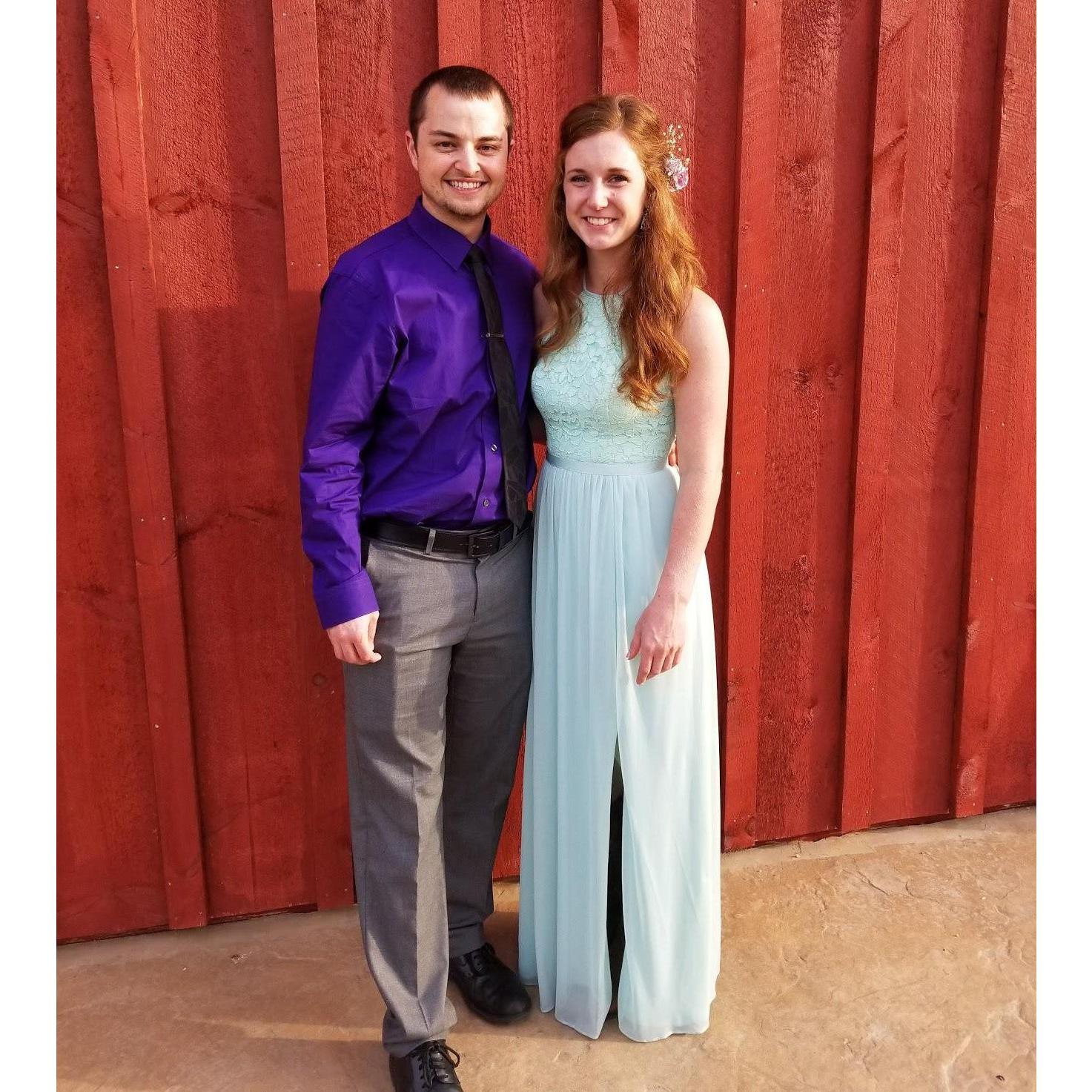 Celebrating our friends, Janessa and Josh, wedding, June 2018