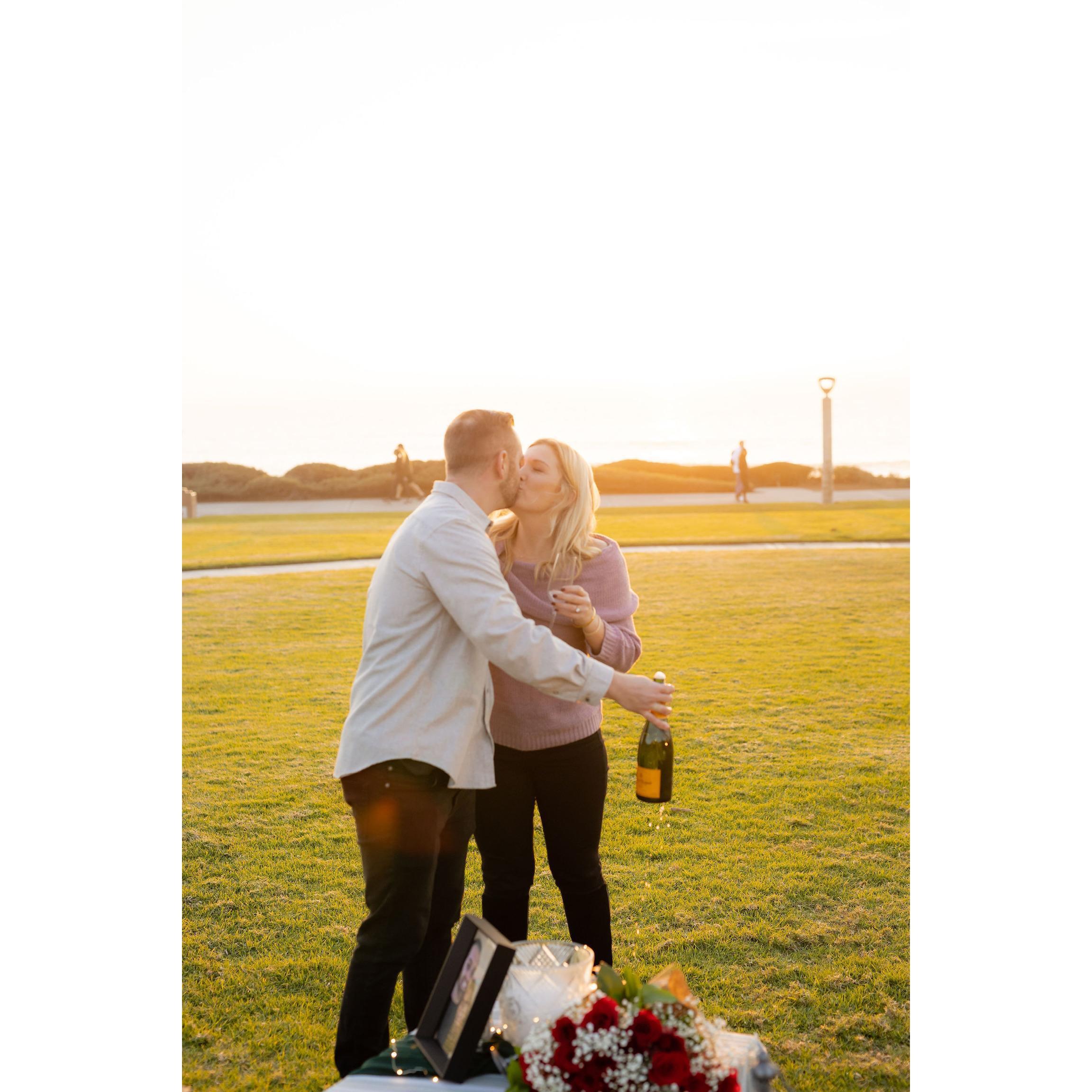 She said YES!