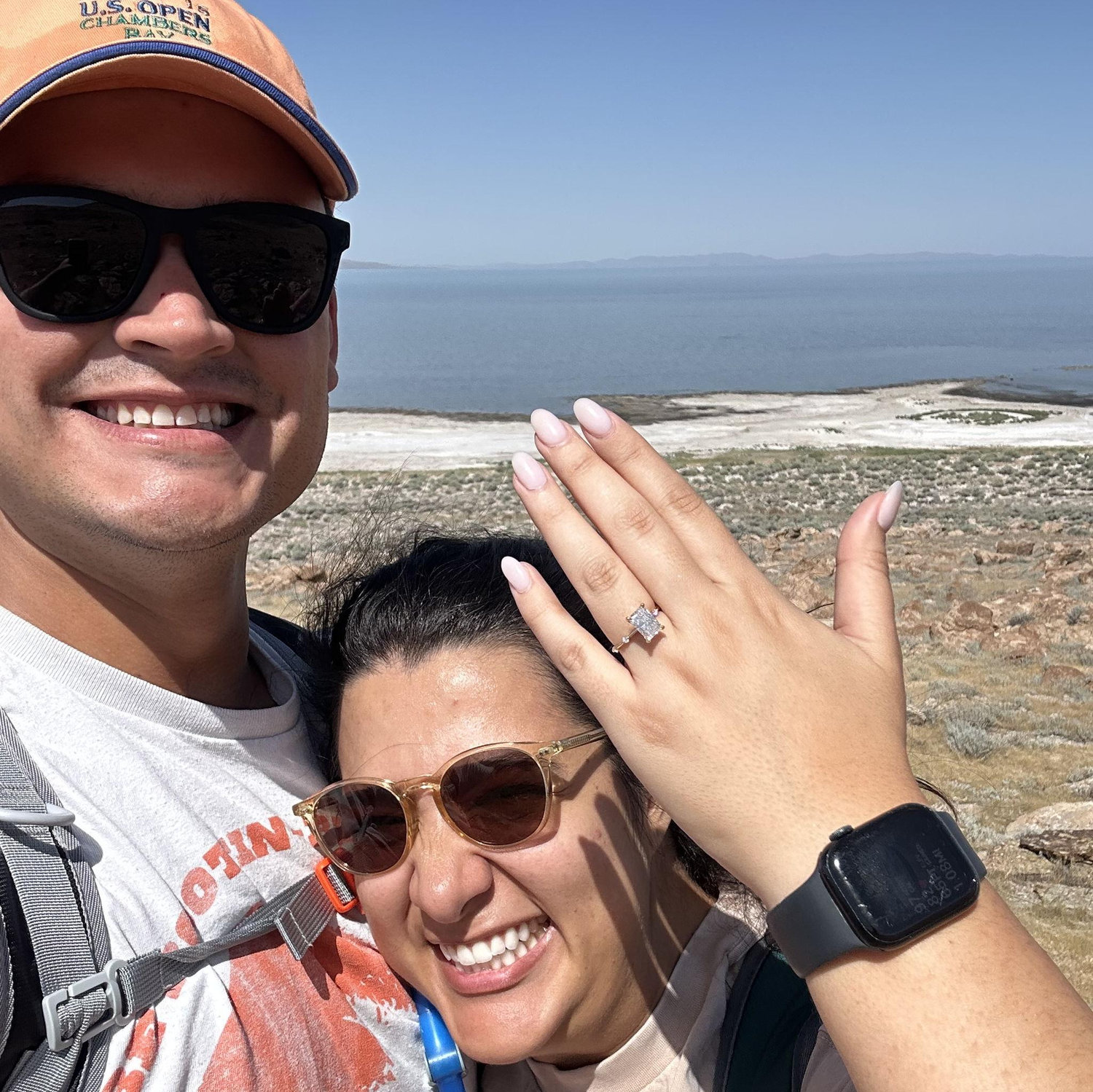 Adan proposed at Antelope Canyon State Park in Utah. June 2025
