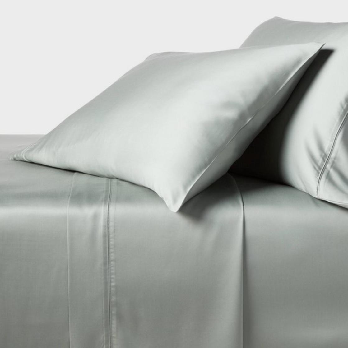 Queen, Cool TENCEL® Lyocell Sheet Set; Grey chalk color