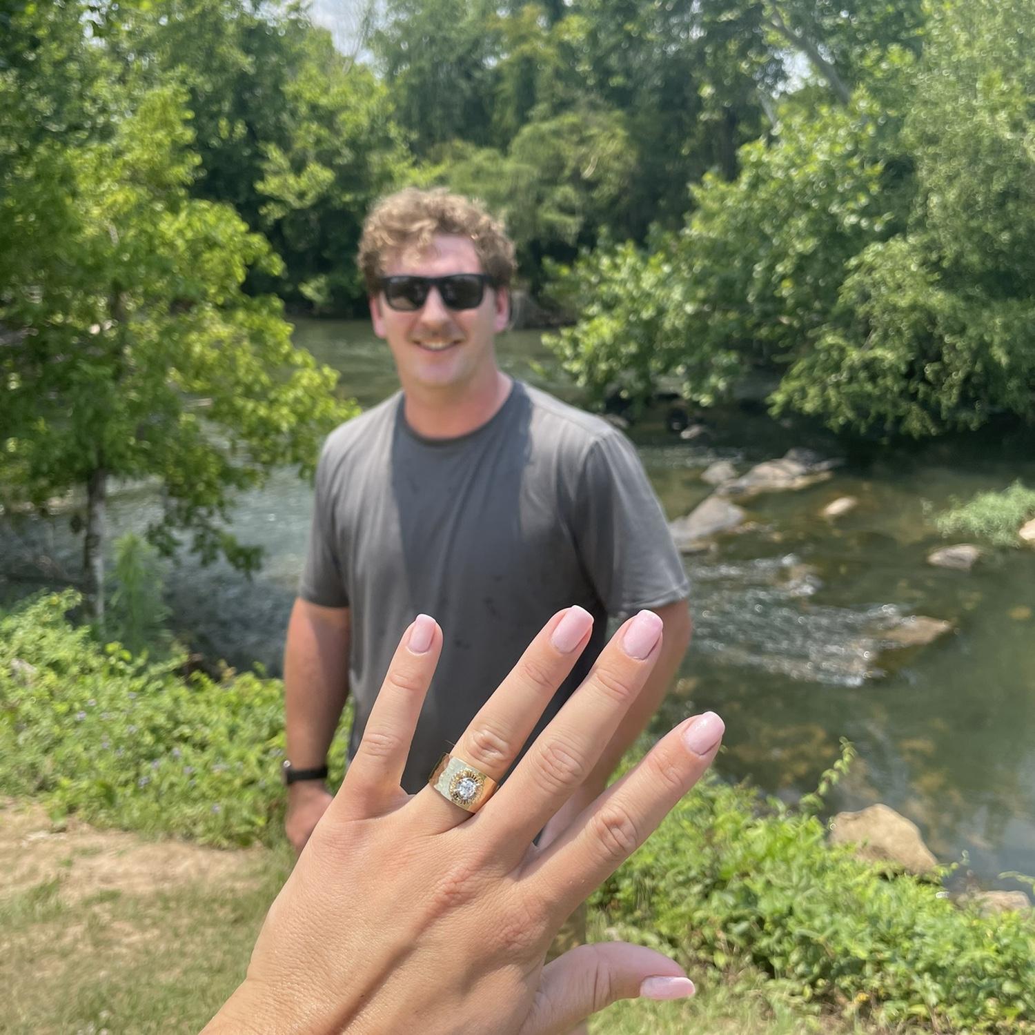 Ring + cute boy who gave it!