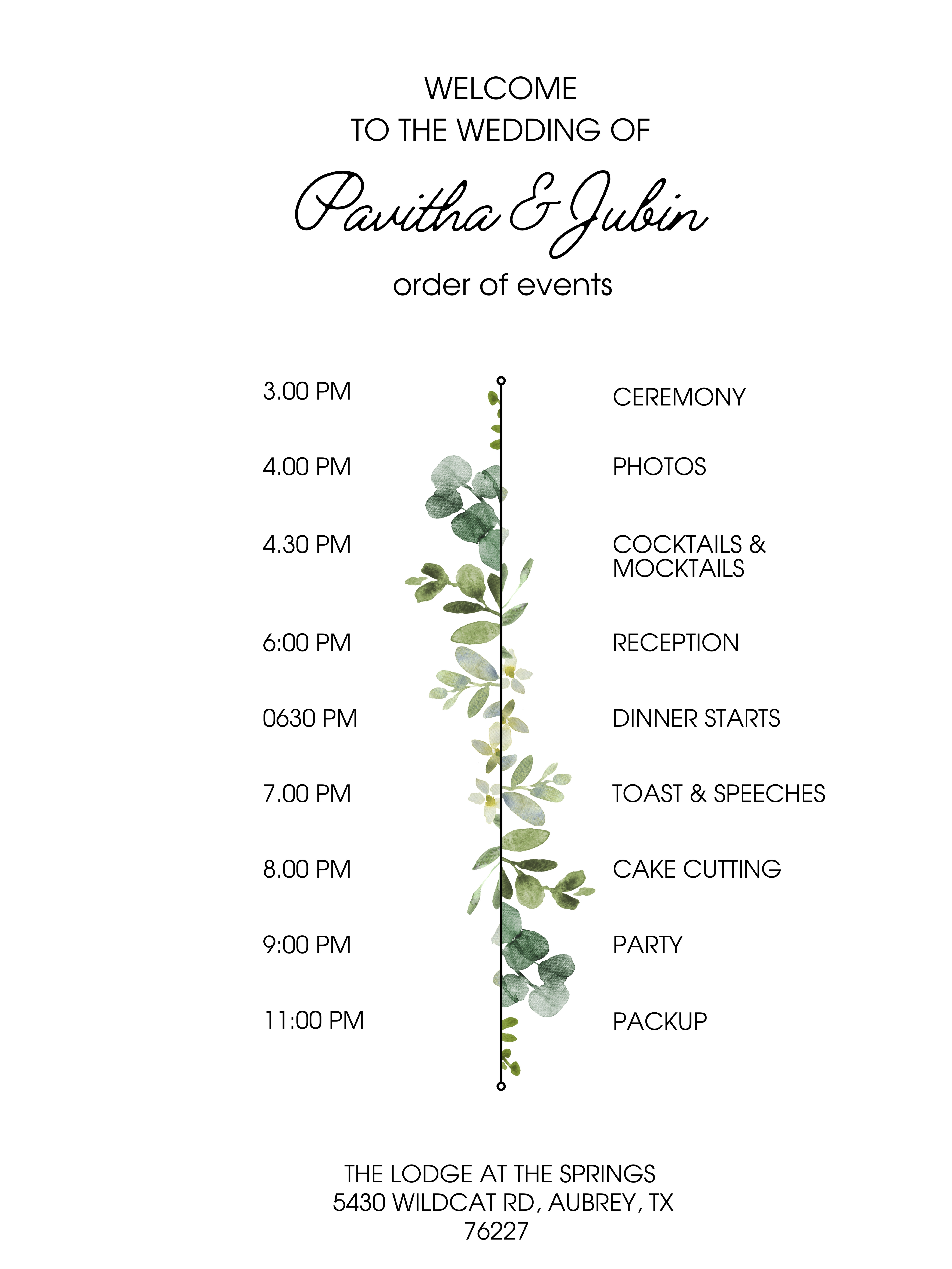 The Wedding Website of Pavitha Paul and Jubin Jacob