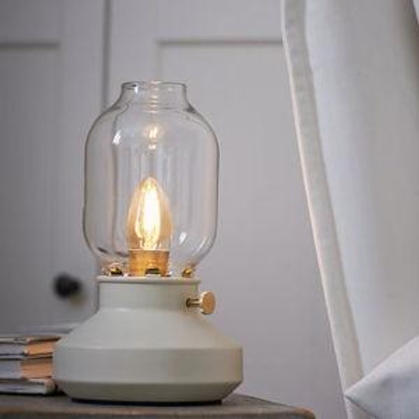 Table lamp, dimmable beige,