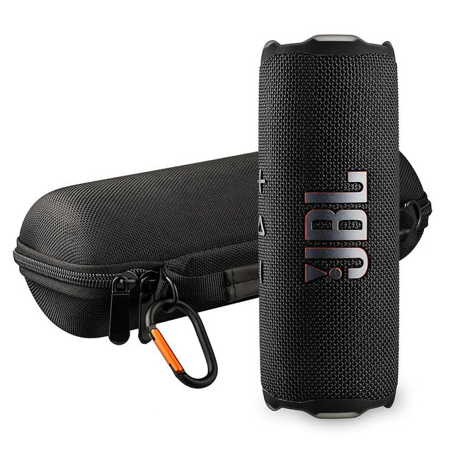JBL Flip 7 Portable Bluetooth Speaker (Black) | Bold Pro Sound with AI Sound Boost, 16-Hour Playtime, IP68 Waterproof & Dustproof, Auracast Multi-Speaker Pairing + Travel Case