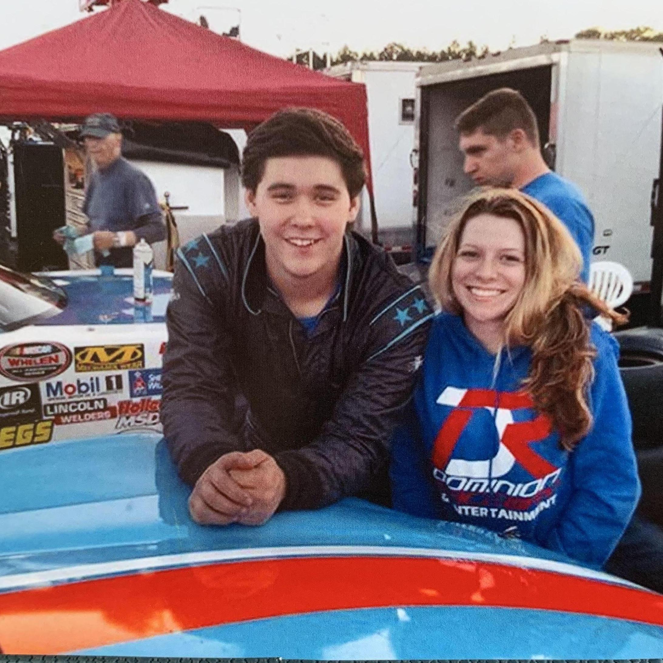 Tyler with Tyler racing the #45 late model car at Dominion Raceway in Woodford Virginia. (2016)