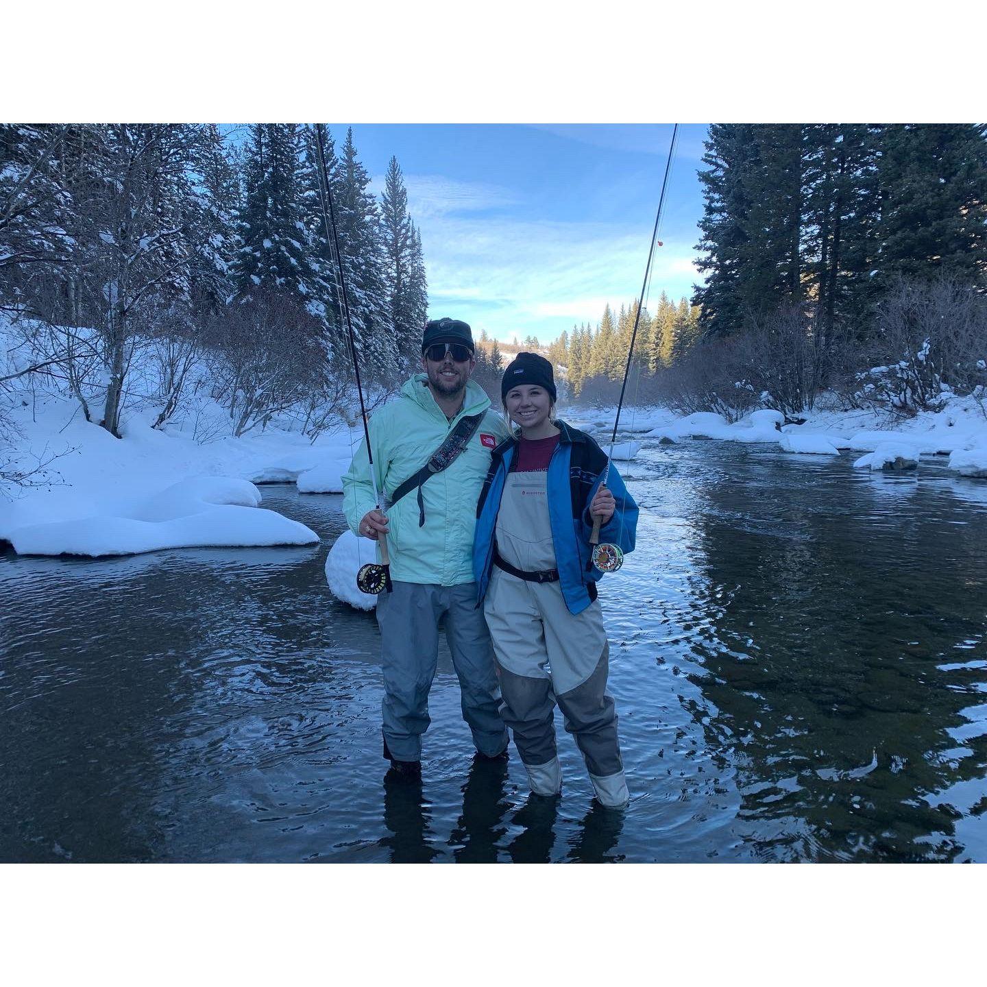 They've traveled all over together! 

To Colorado....