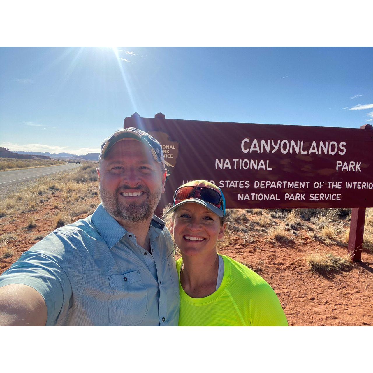 More hiking in Canyonlands National Park