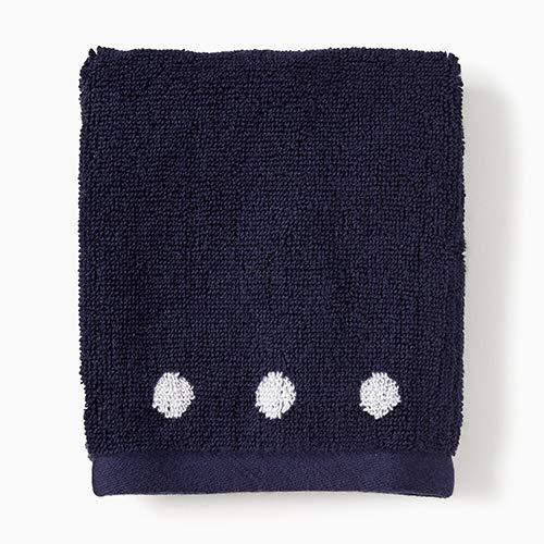 Kate Spade New York Charlotte Street Finger Tip Towel, Navy