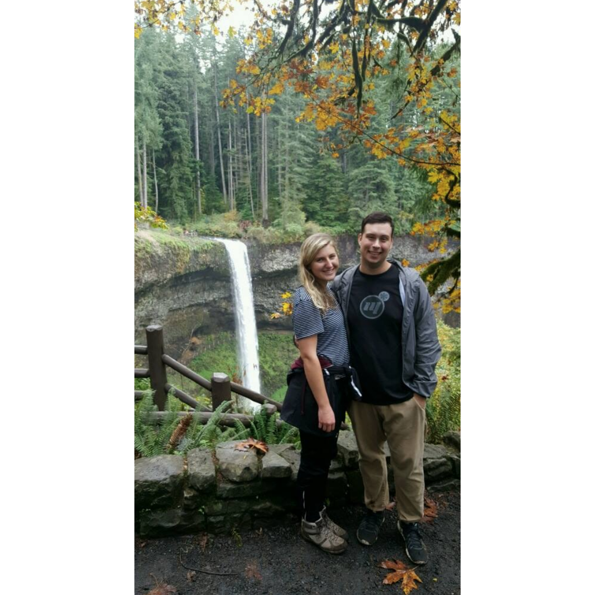 This is where we first held hands and started our relationship. October 9th, 2016.