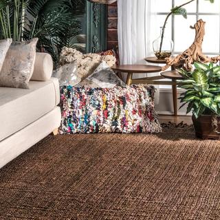 Hand Woven Chunky Loop Jute Area Rug