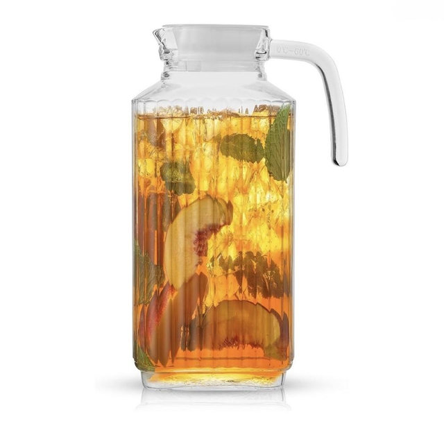 60oz Glass Pitcher with Lid (2 Lids)