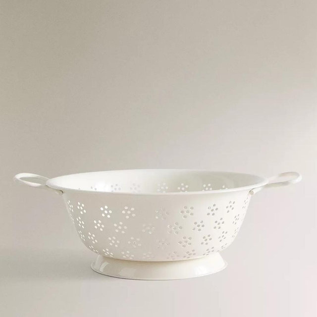 FLORAL PRINT KITCHEN COLANDER