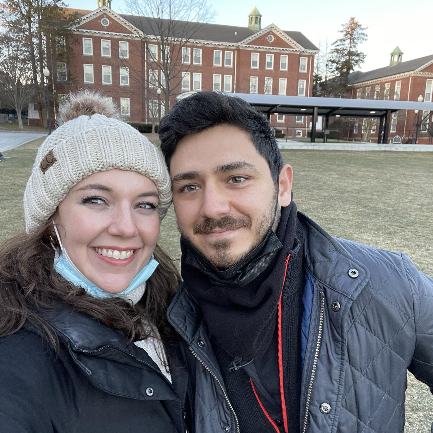 Lauren’s first visit to Providence College - January 2022