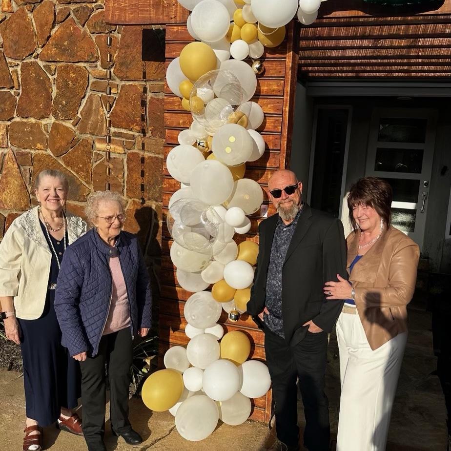 Kevins family at engagement party