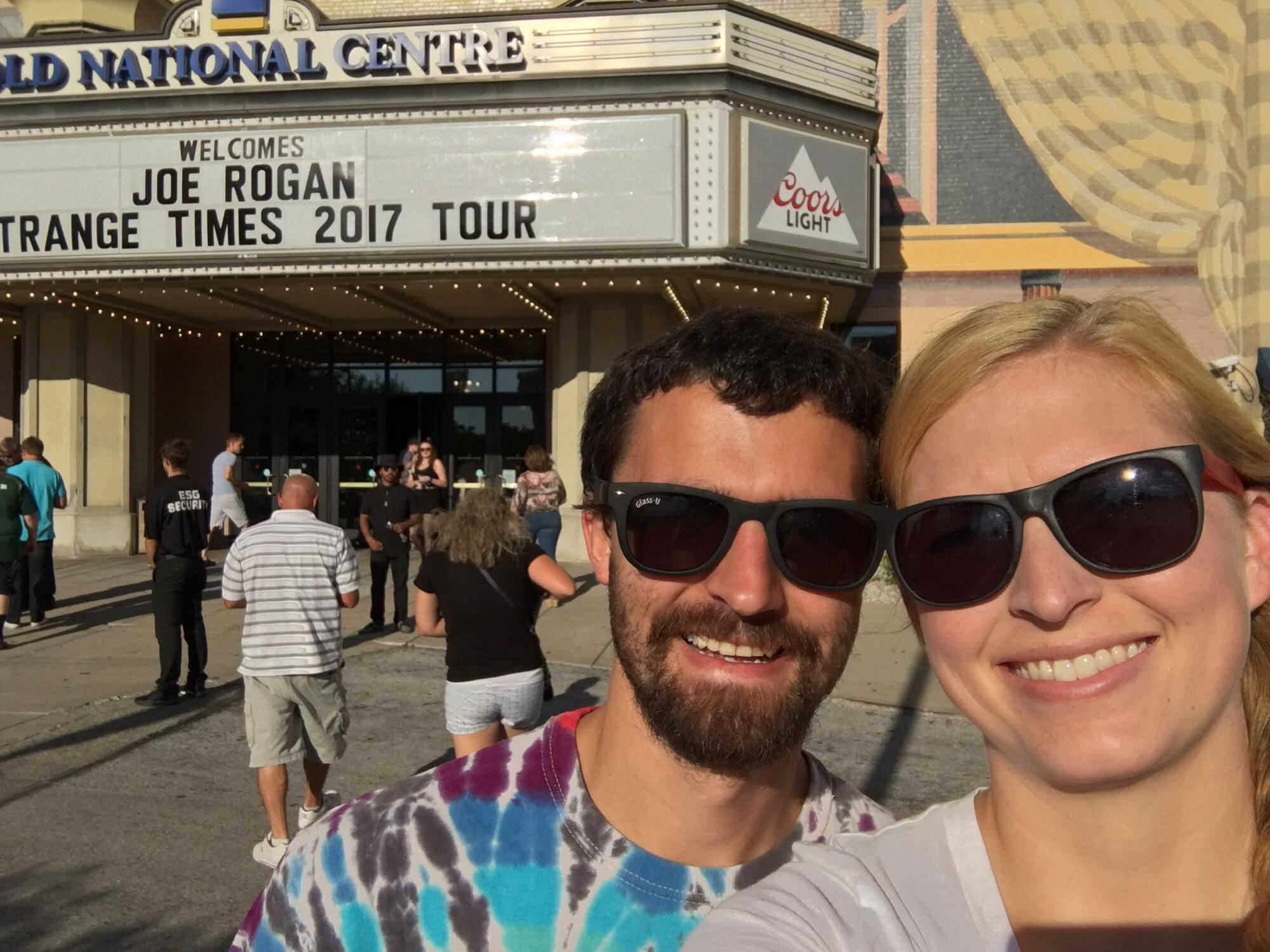 Seeing Joe Rogan in Indianapolis.
June 2017
