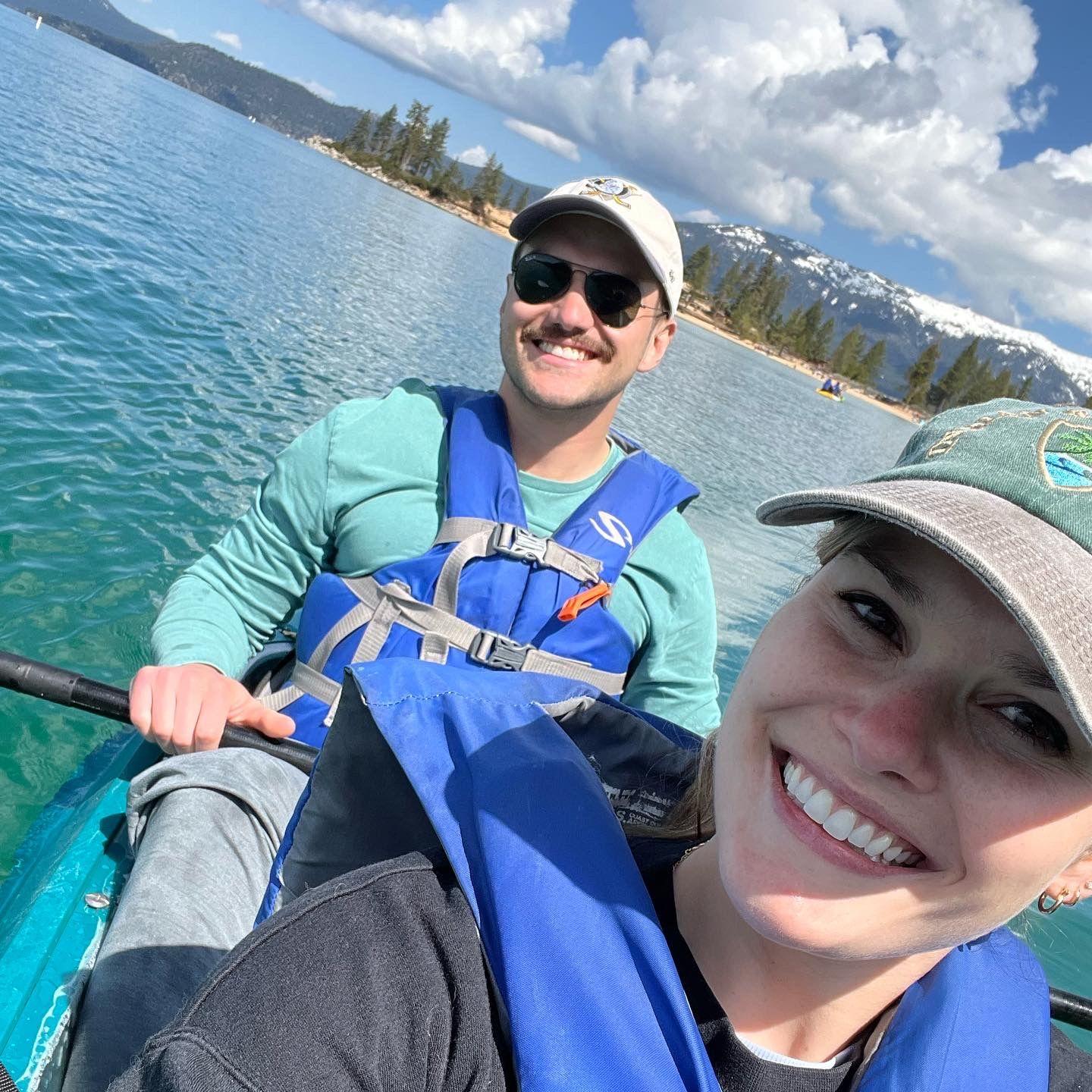 Kayaking on Lake Tahoe