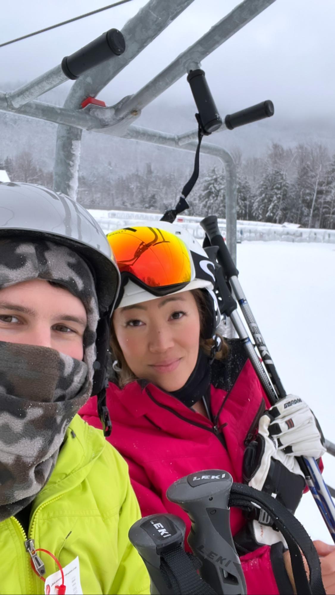 Skiing, one of the many things we love to do together!