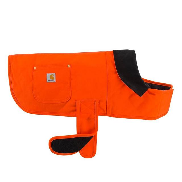 Carhartt Firm Duck Insulated Dog Chore Coat, Durable Weather Resistant Jacket for Cold and Windy Conditions, PFAS Free (Hunter Orange), X-Large