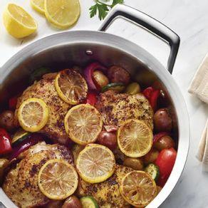 5 Qt Prima Stainless Steel Covered Deep Sauté Pan