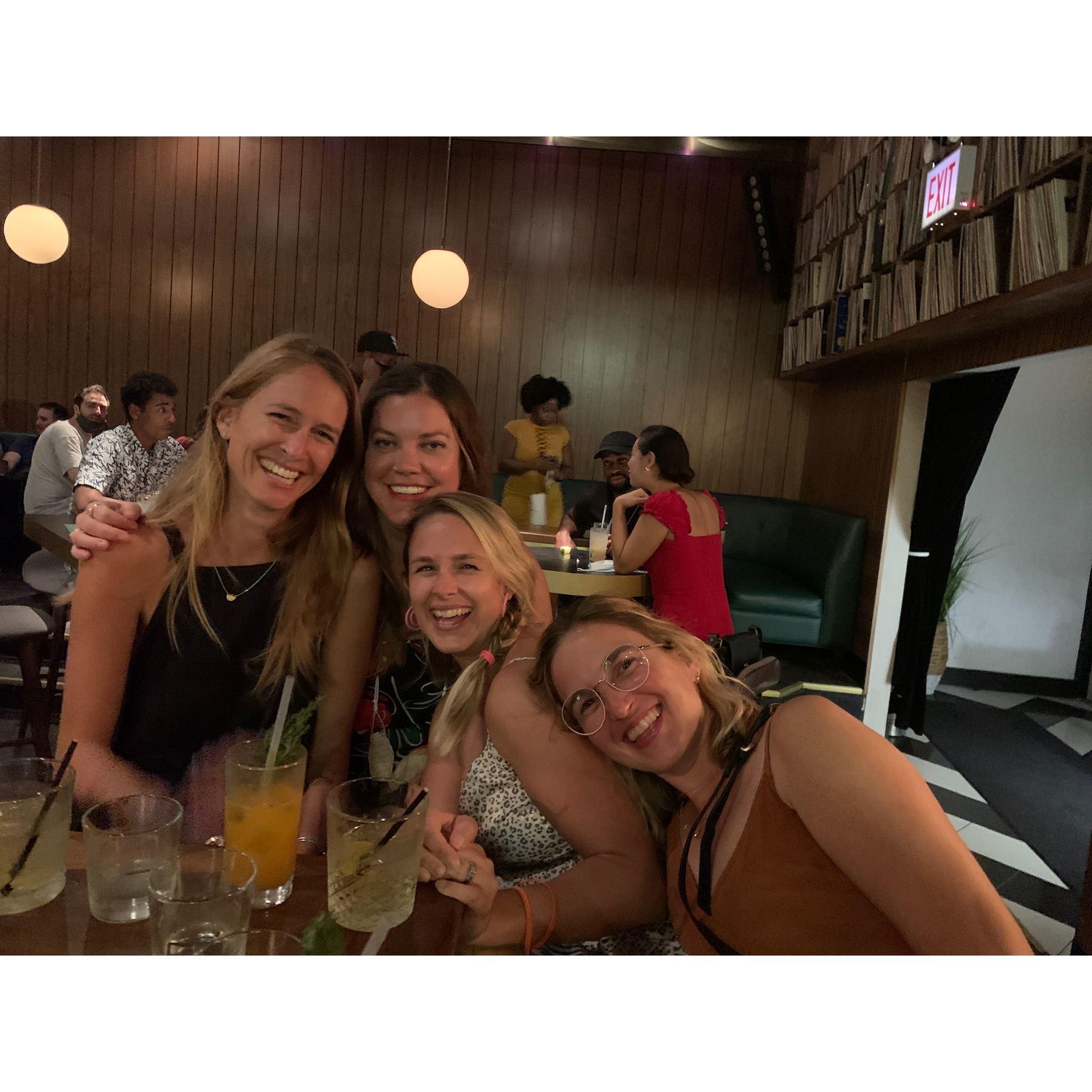 Genevieve's childhood best friends came to Chicago for Caitlin's Bachelorette Party in August, 2021
