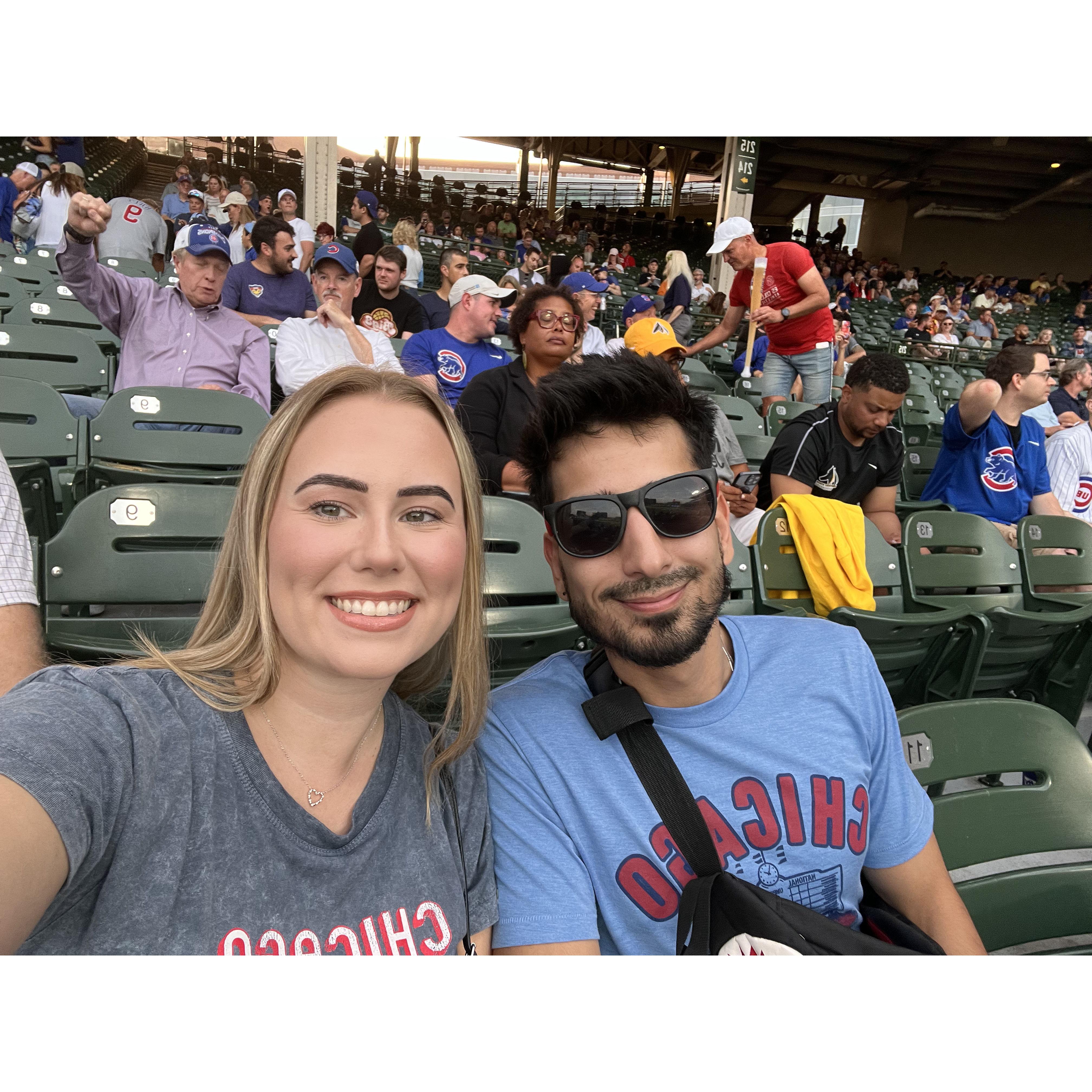 Moments before getting engaged💍