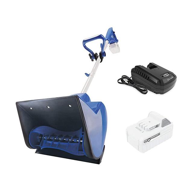 Snow Joe 24V-SS11-XR 24-Volt iON+ Cordless Snow Shovel Kit | 11-Inch | W/ 5.0-Ah Battery and Charger