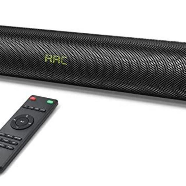 Sound Bar Soundbar TV Speaker: 110 Watt 2.1 CH Surround System Home Theater with Built-in Subwoofer Wireless Wired Bluetooth 5.0 Optical AUX HDMI-ARC RCA USB Connectivity for Television - Mountable