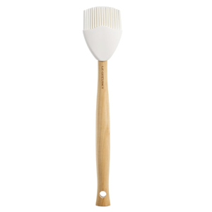 Le Creuset Silicone Craft Series Basting Brush, 10 1/2" x 2 1/8", White