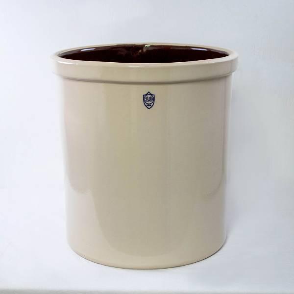 10 Gallon Numbered Stoneware Crock