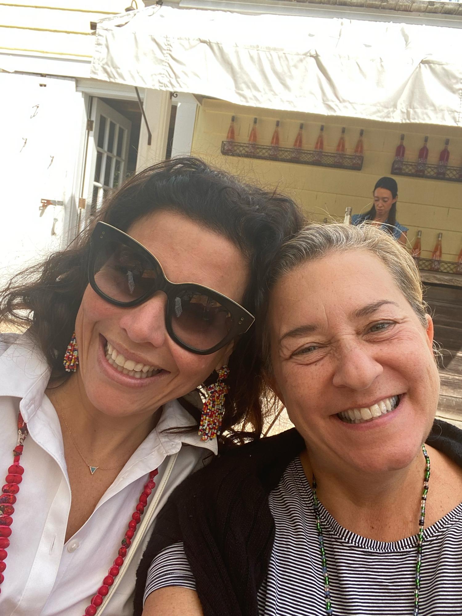 With Nadine on a wonderful pre-wedding weekend!! ❤️