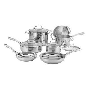 Cuisinart Classic 11pc Stainless Steel Cookware Set