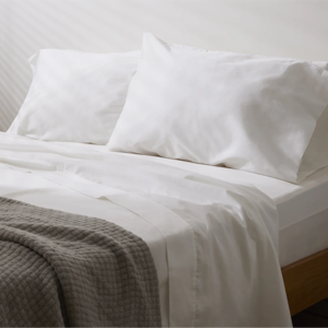 birch Organic Cotton Sheet Set - White