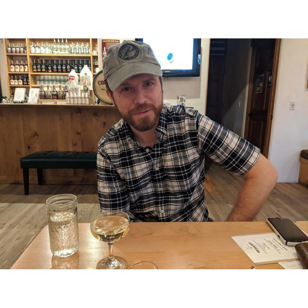 Celebrating in Santa Fe! The absolute only time Steve will drink champagne is right after he gets engaged (more for Sarah)