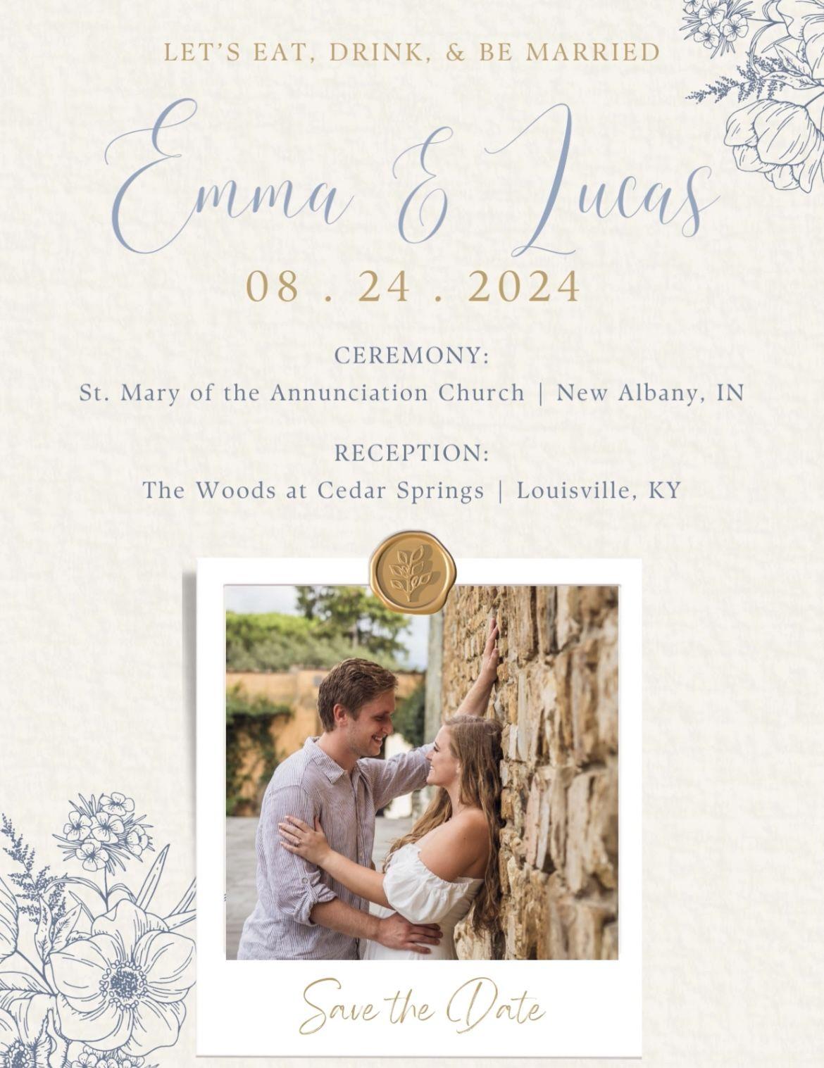 The Wedding Website of Emmanuelle Lydia Pappas and Lucas Jack Eichenberger