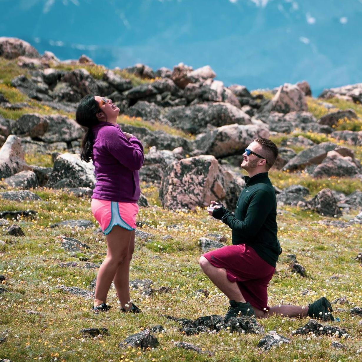 Popping the question!