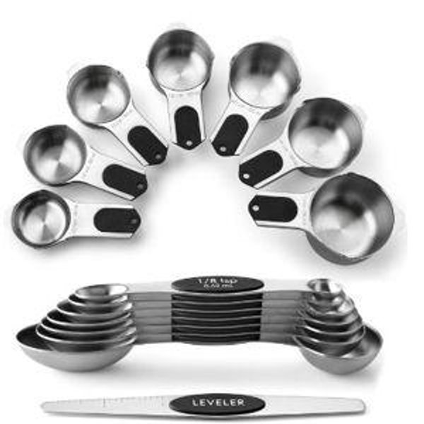Magnetic Measuring Cups & Spoons Set